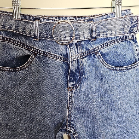 Denim&Co Blue High Rise Jeans Classic Style - Picture 2 of 9